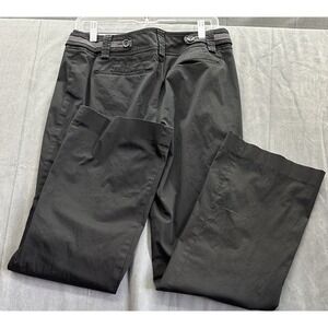 Ann Taylor Loft Julie Trouser Pants Womens 8 Black Boot Cut Trousers Slacks